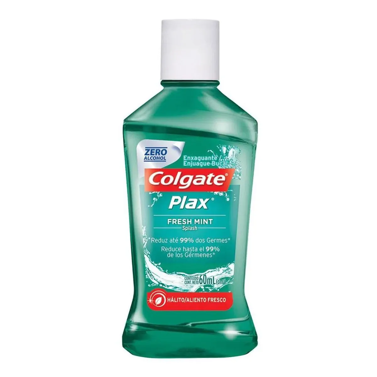 Enxaguante bucal Colgate fresh mint com 60 ml