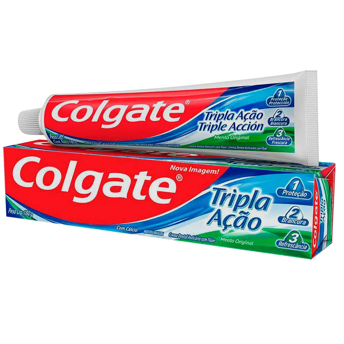 Creme Dental Colgate Tripla Ação Menta Original 180g