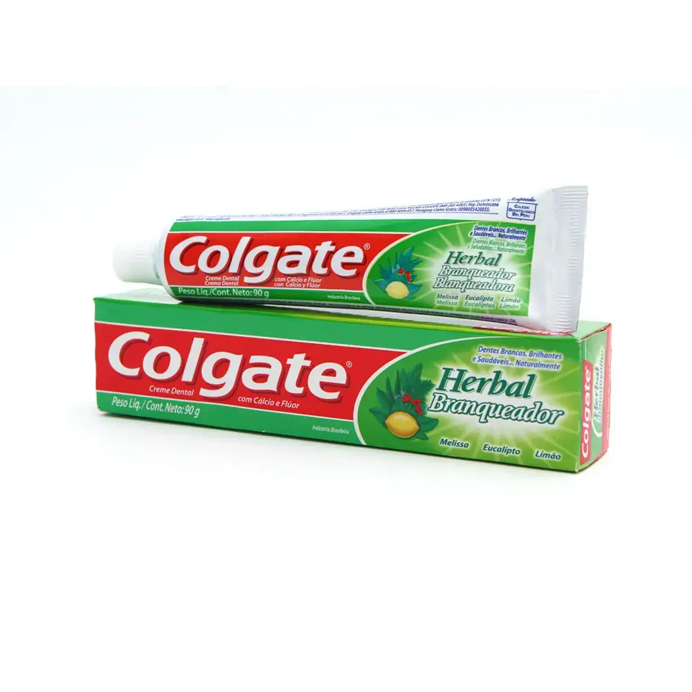 Cd Colgate Herbal Branqueador 12x | Creme Dental Colgate Herbal Branqueador