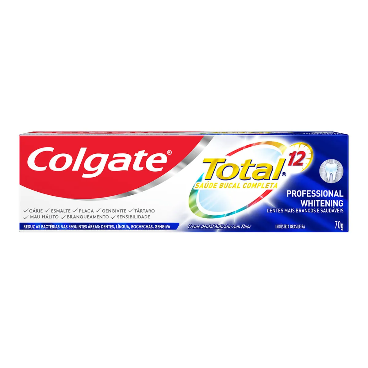 Creme Dental Colgate Total 12 Professional Whitening 70g