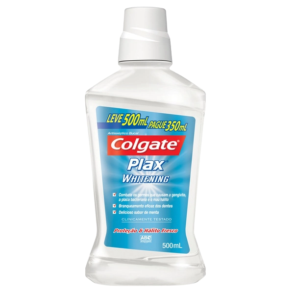 Solução Bucal Colgate Plax Whitening Sem Flúor