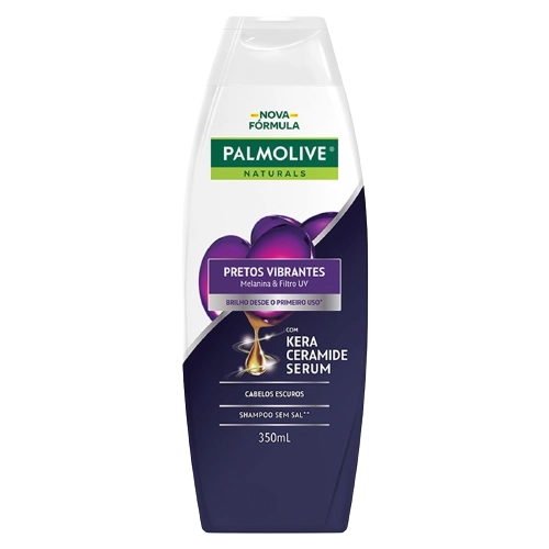 Shampoo Palmolive Naturals Pretos Vibrantes Frasco 350ml