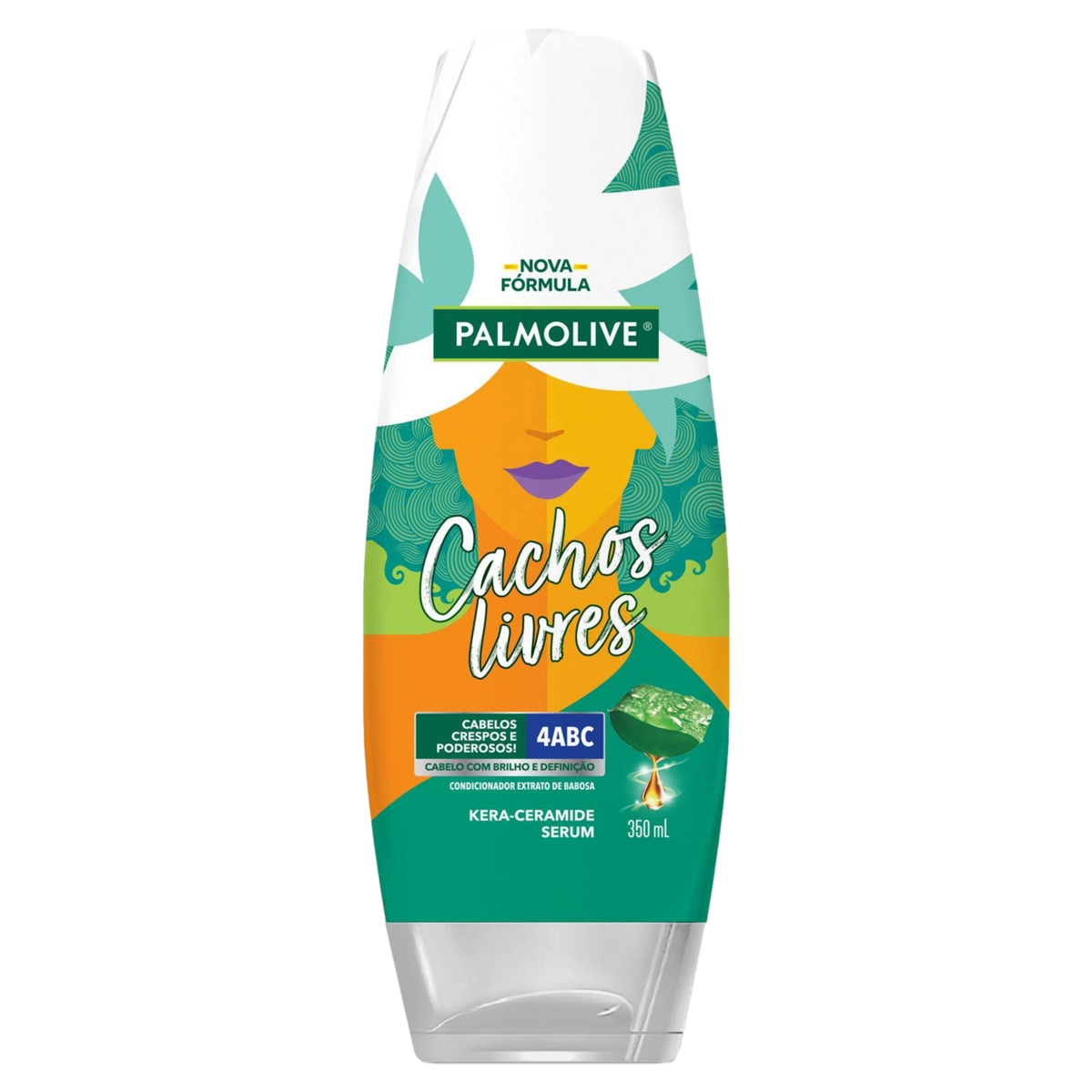 Condicionador Palmolive Cachos Livres 4abc Frasco 350ml