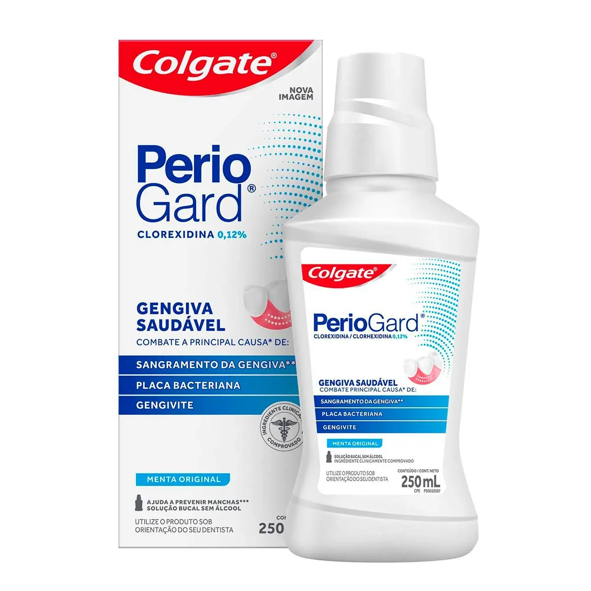Solução Bucal Colgate Periogard Gengiva Saudável Caixa 250ml