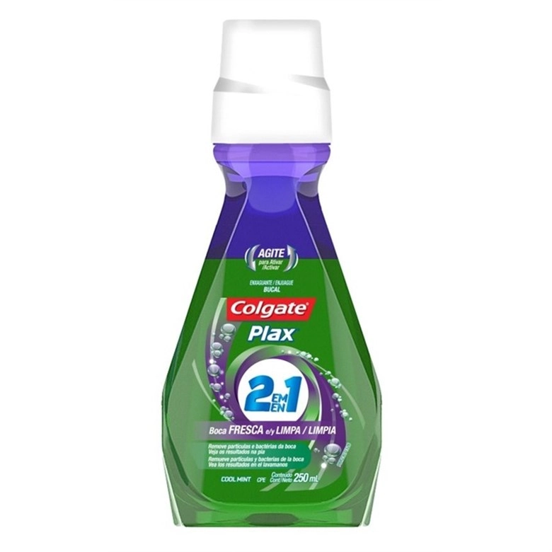 Solução Bucal Colgate Plax 2 Em 1 Com Flúor Sem álcool