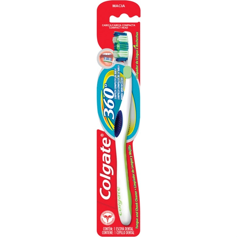 Escova Dental Macia Colgate 360 Unit