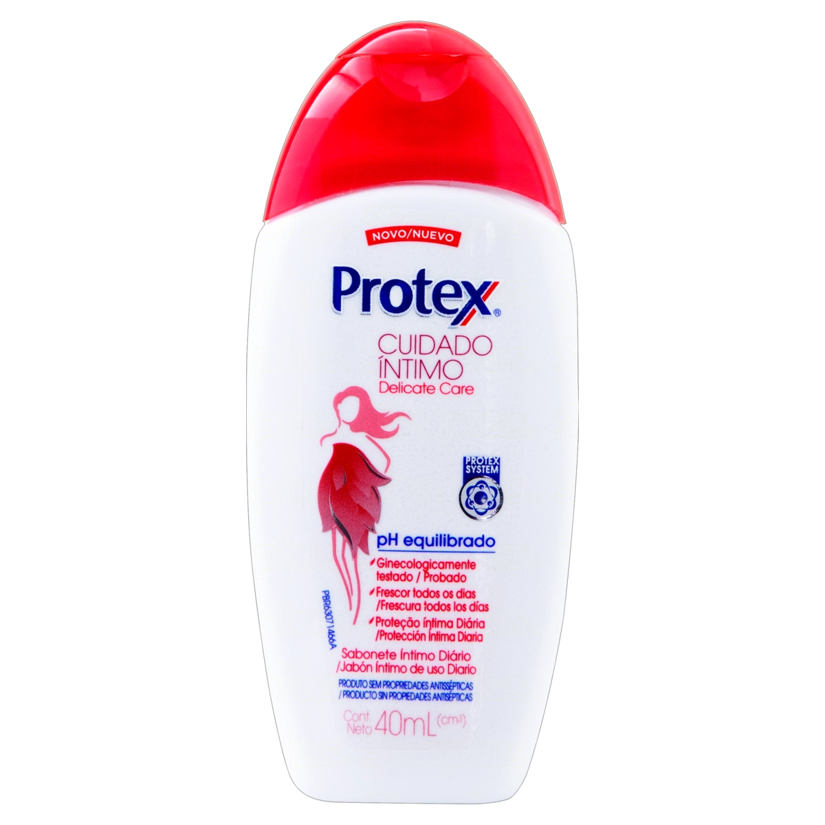 Sabonete Líquido Delicate Care Protex Cuidado íntimo Frasco 40ml