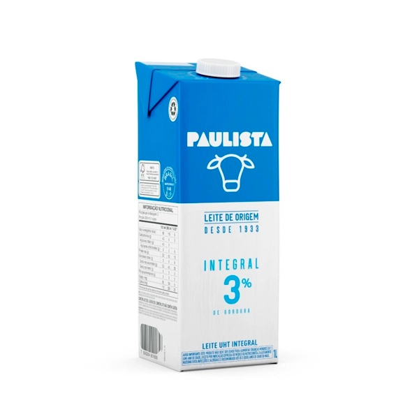 Leite Paulista EDGE Integral 1L