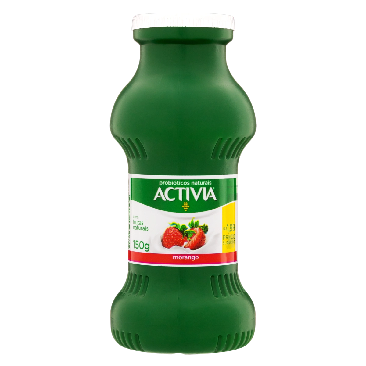 Leite Fermentado Parcialmente Desnatado Morango Activia Frasco 150g
