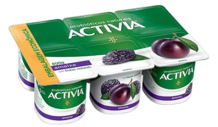 Leite Fermento Activia Polpa Ameixa/aveia