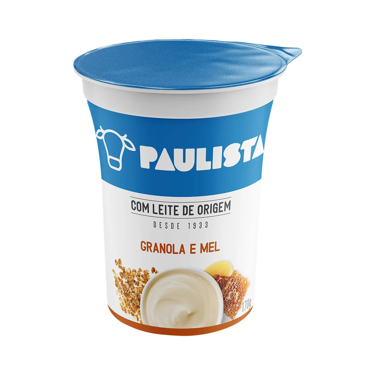 Iogurte Integral Paulista Granola e Mel 170g