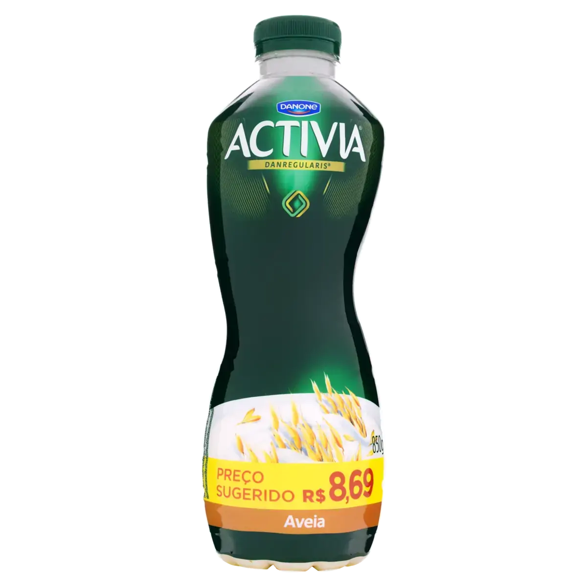 Leite Fermentado Parcialmente Desnatado Aveia Activia Garrafa 850g