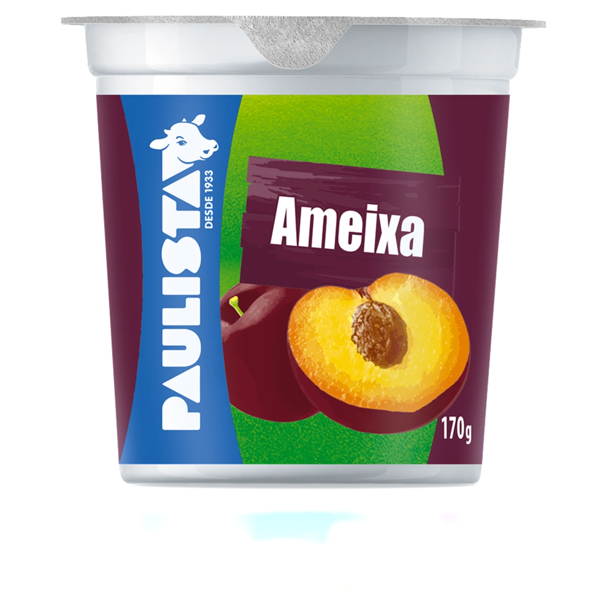Bebida Láctea Fermentada Ameixa Paulista Pote 170g