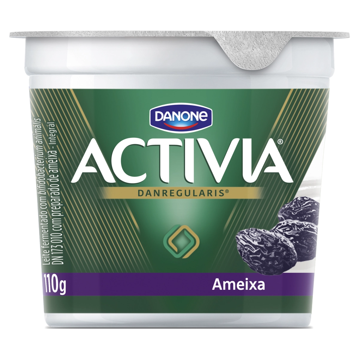 Leite Fermentado Ameixa Activia Pote 110g