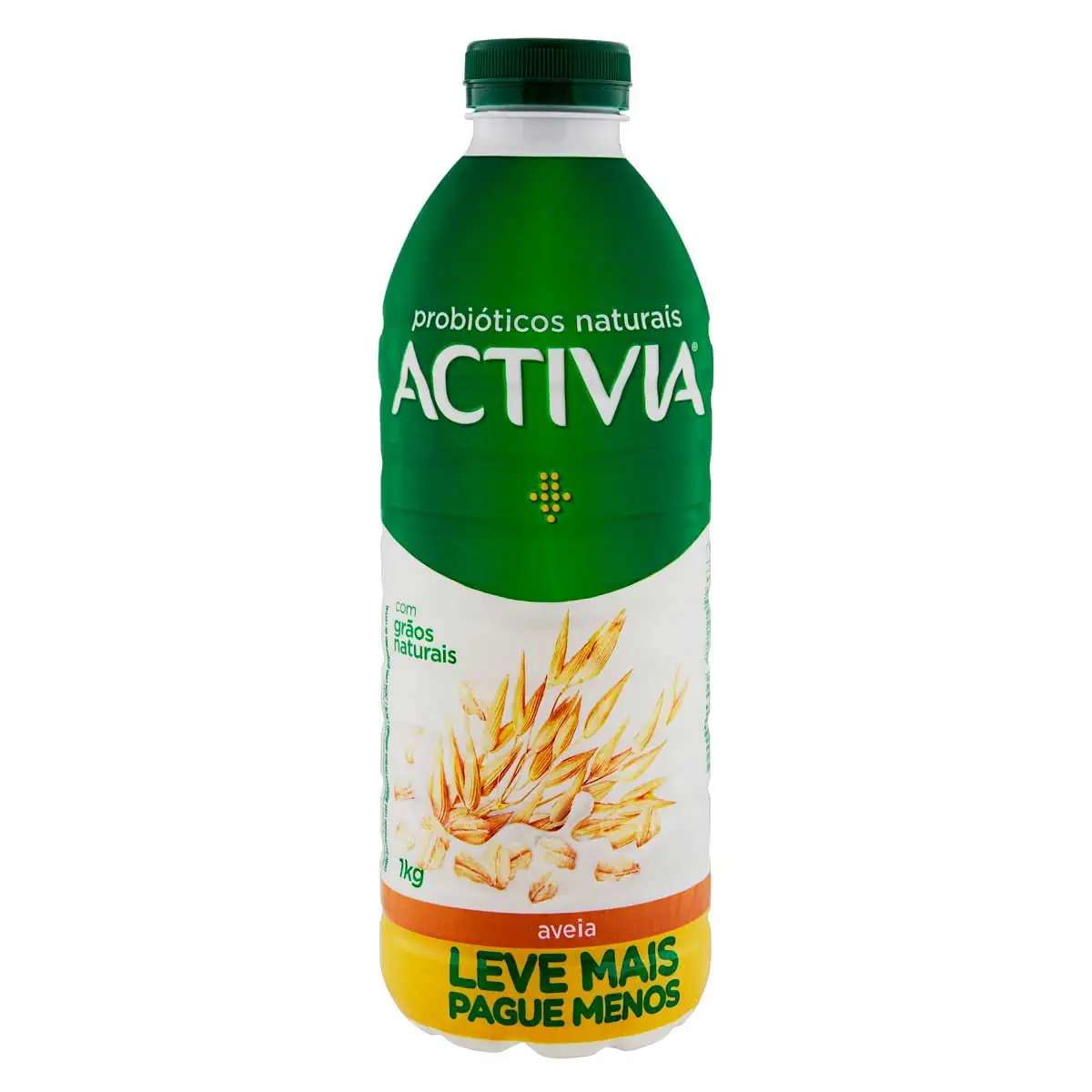 Leite Fermentado Parcialmente Desnatado Aveia Activia 1Kg Leve Mais Pague Menos