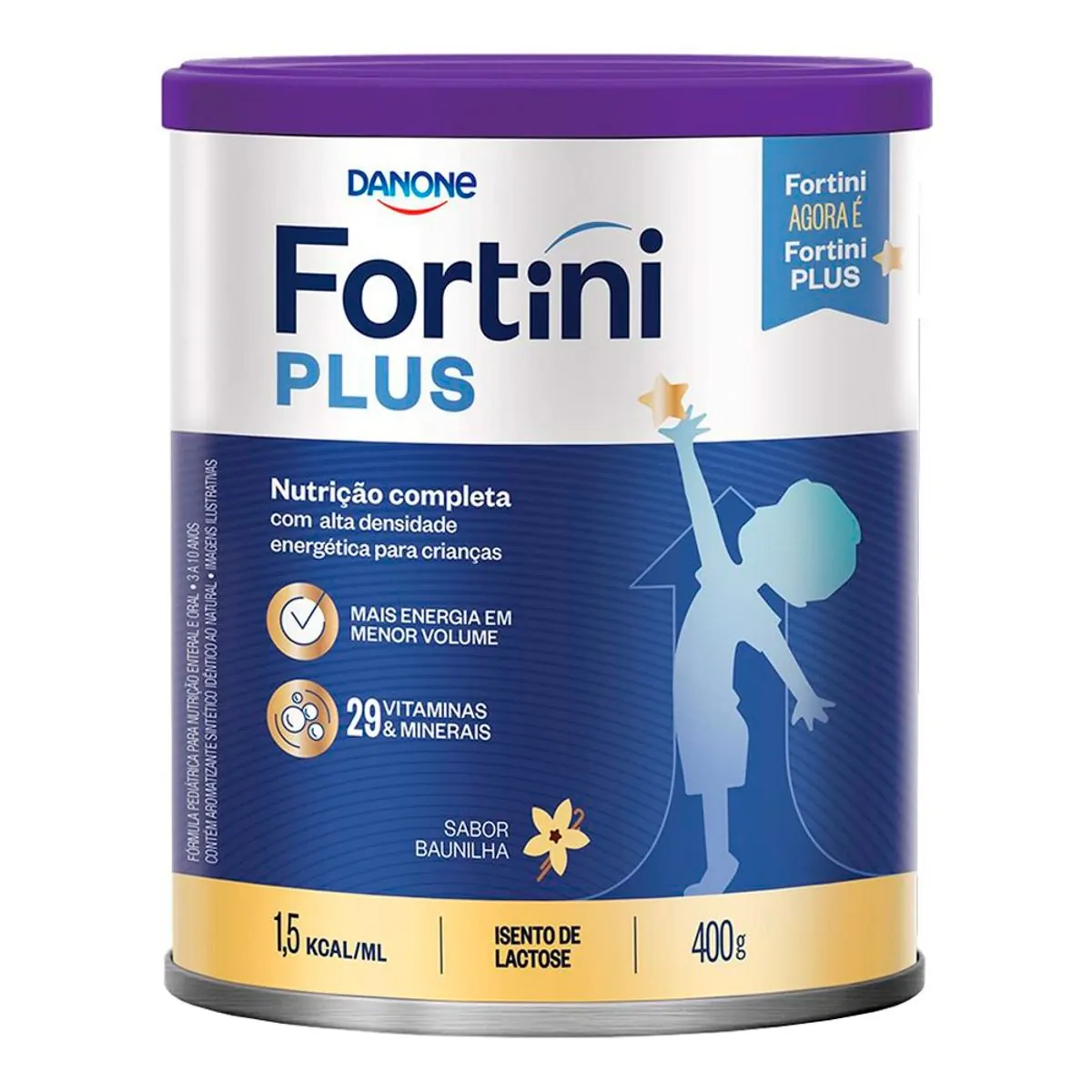 Suplemento Infantil Fortini Plus Baunilha 400g