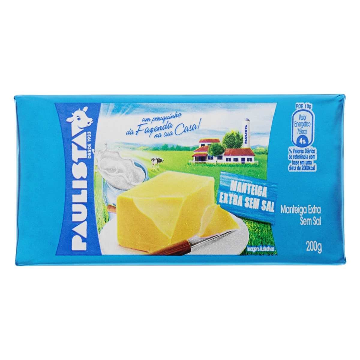 Manteiga Paulista sem Sal 200g