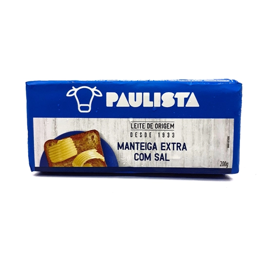 Manteiga Paulista Com Sal 200g