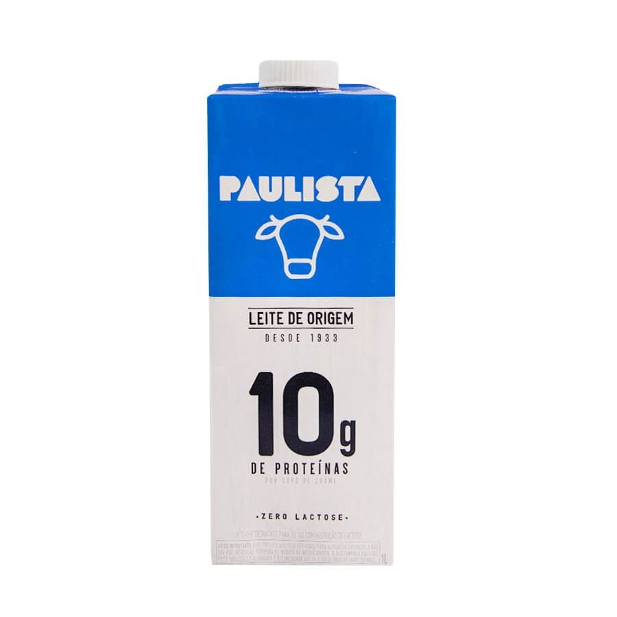 Leite Uht Paulista High Protein Semi Desnatado 1l