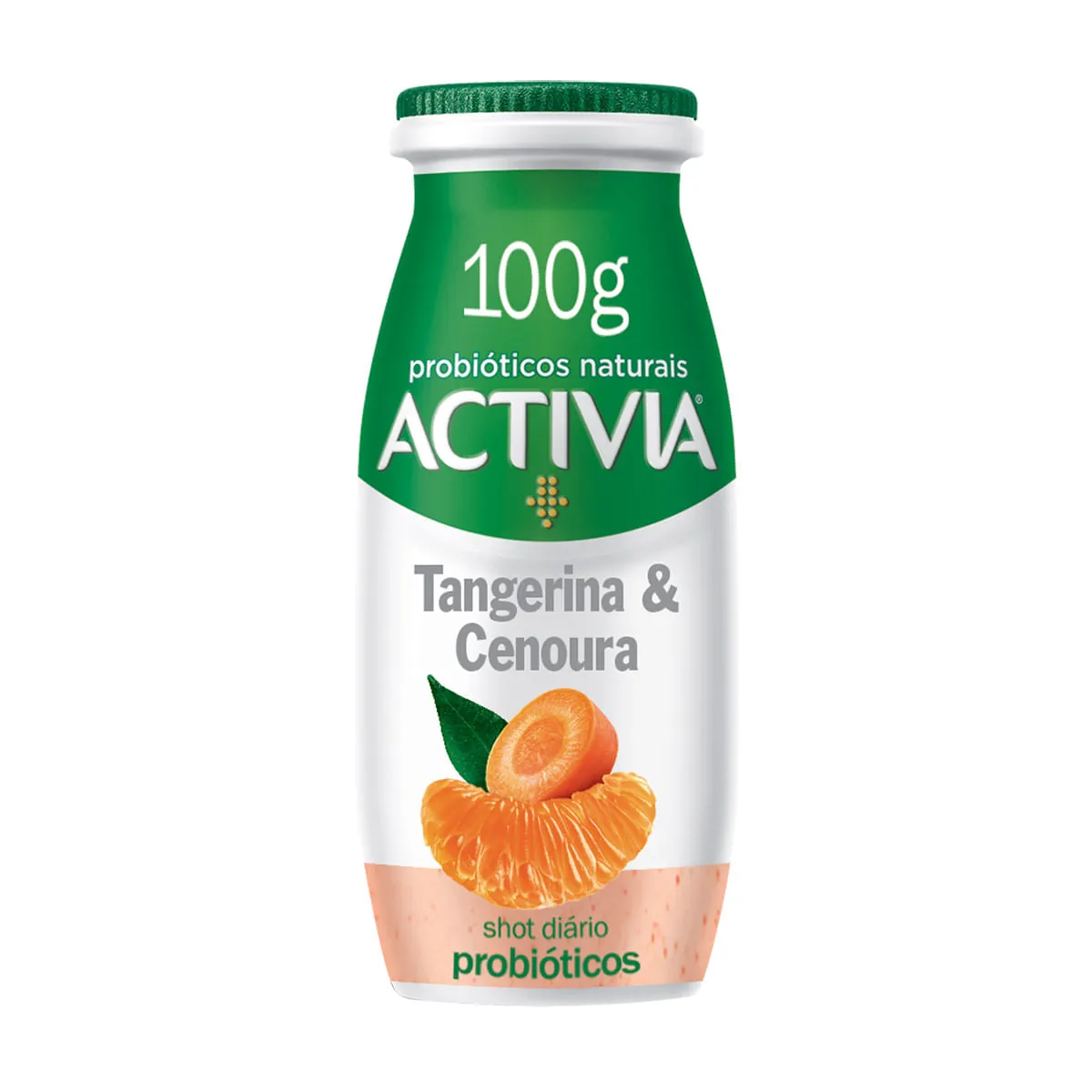 Activia Shot Probióticos Tangerina e Cenoura 100g