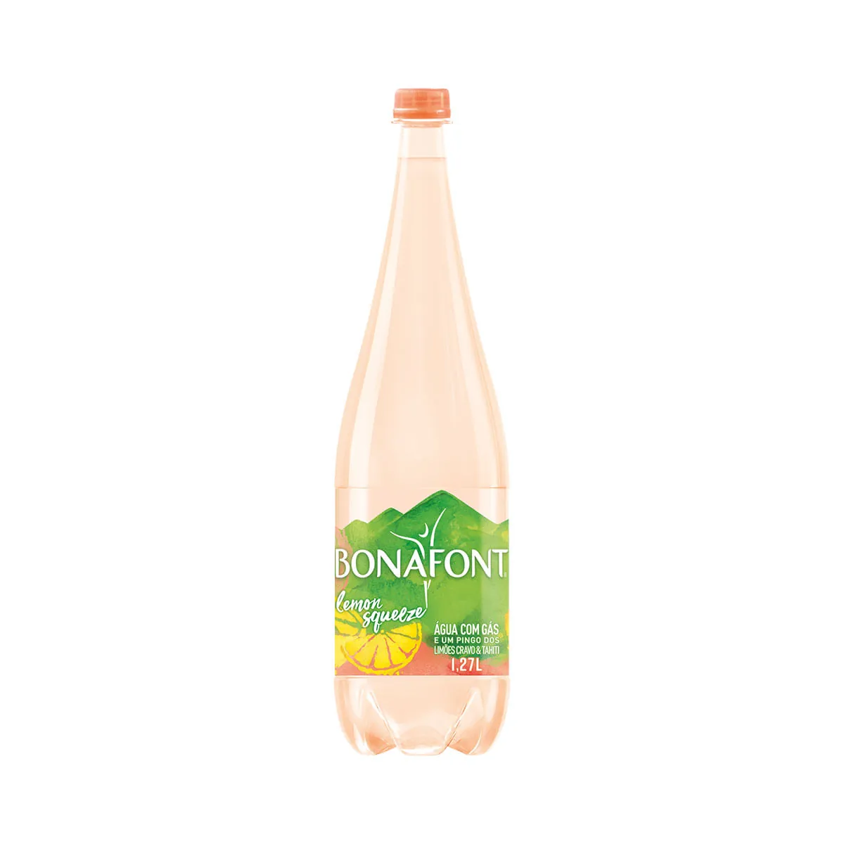 Água Mineral com Gás Bonafont Aromatizada Garrafa 1,27 Litros