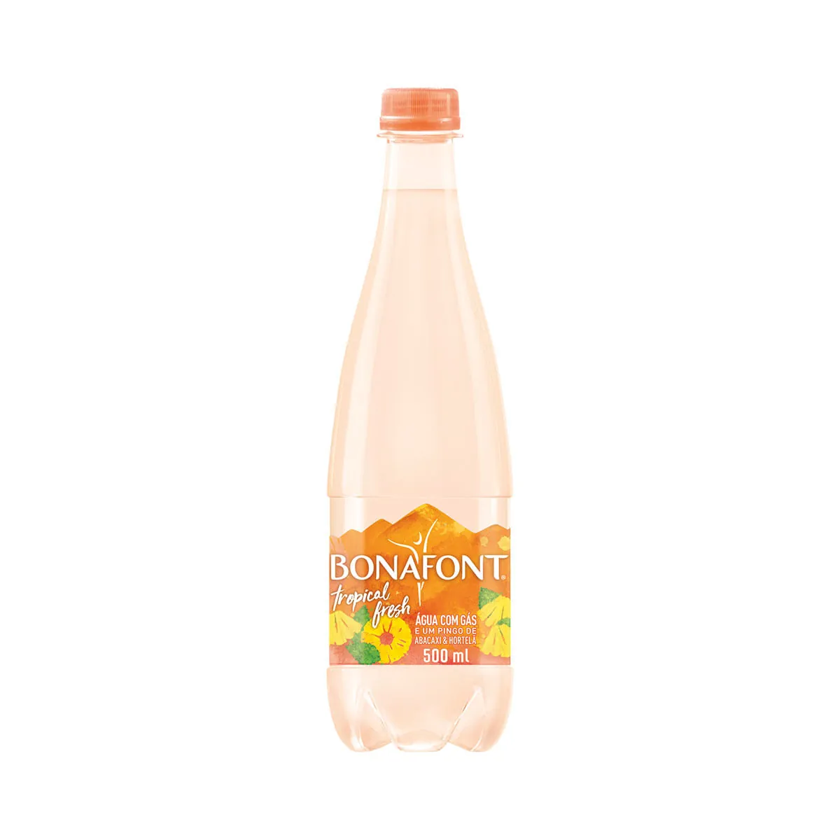 Água Saborizada com Gás Tropical Fresh Bonafont Garrafa 500ml