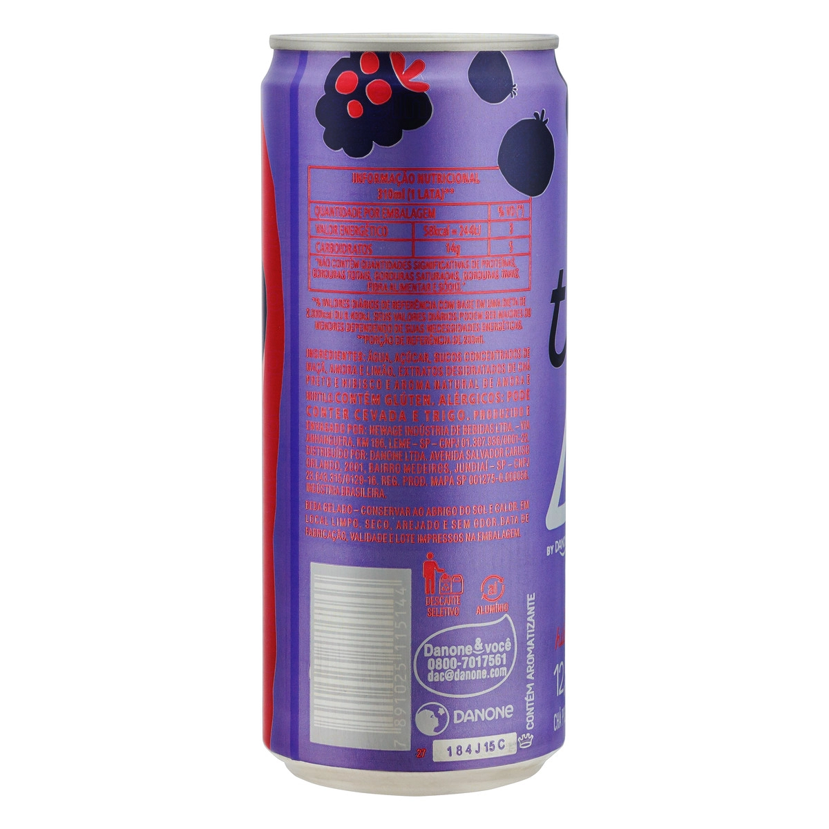 Cha Tea 4u Preto 310ml Hibisco/berries