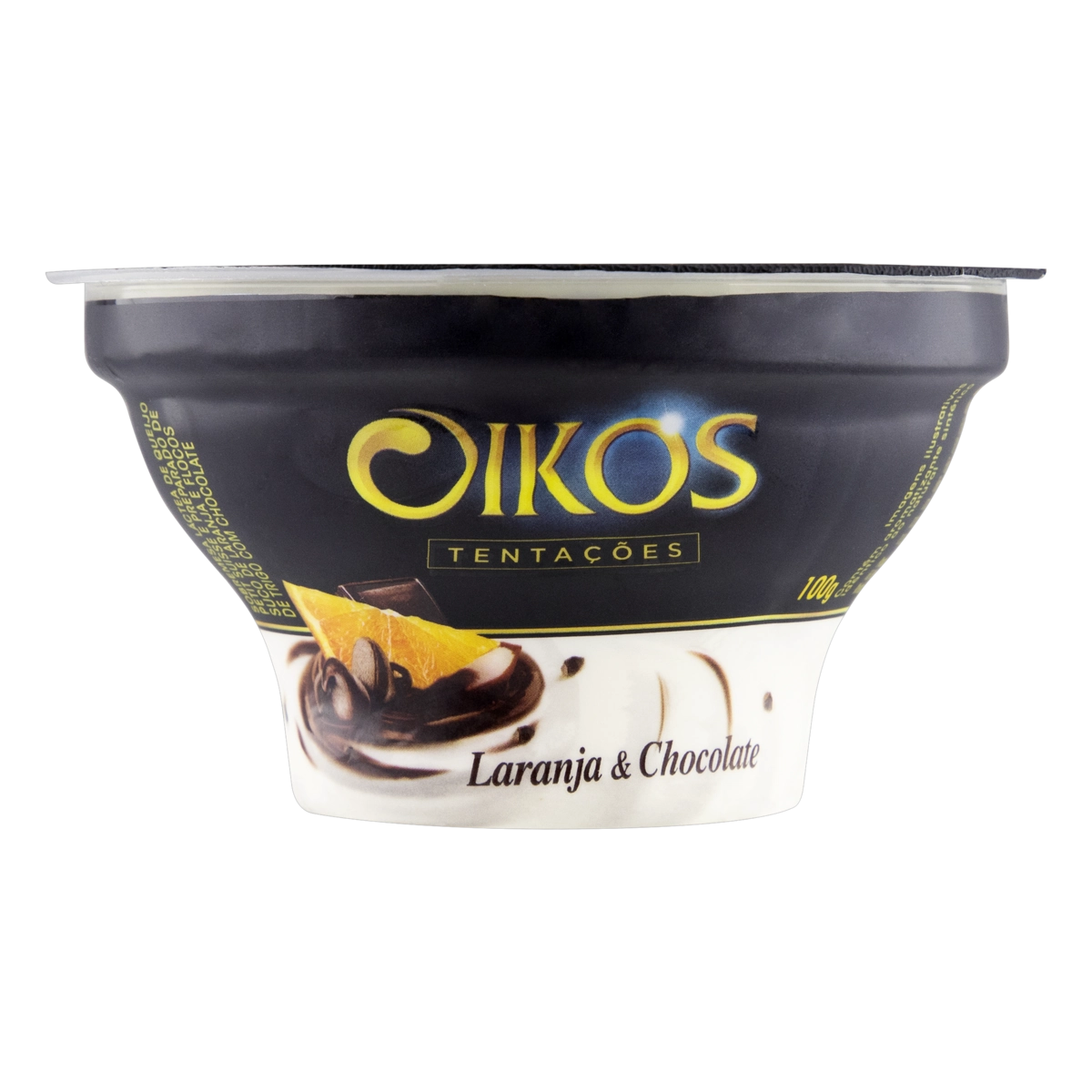 Sobremesa Láctea Laranja Chocolate Oikos Tentações Pote 100g
