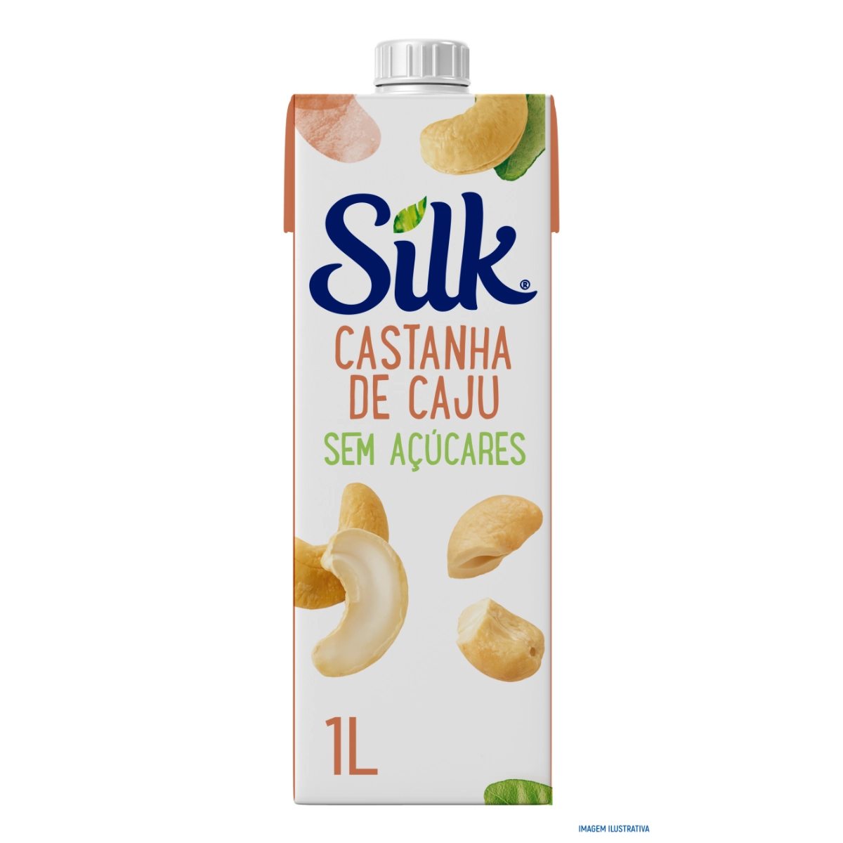 Bebida Vegetal Silk Castanha de Caju sem Açúcar 1L