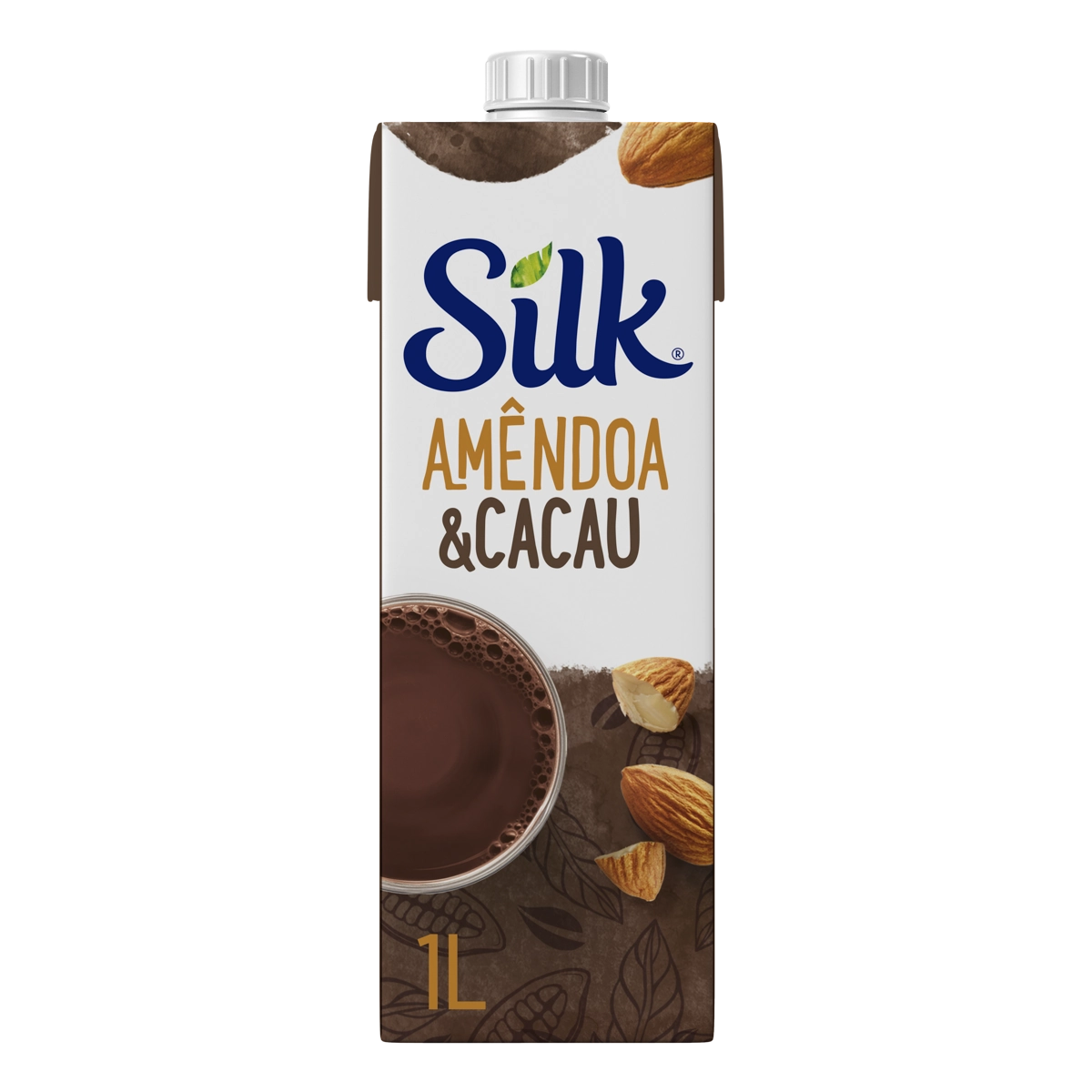 Bebida Vegetal Silk Amêndoa e Cacau 1L