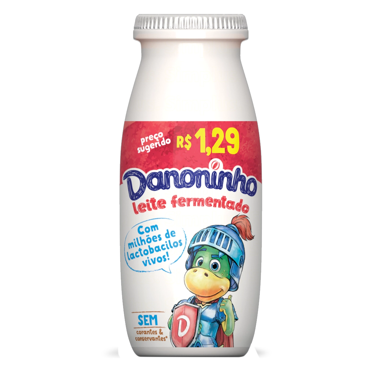 Leite Fermentado Baunilha Danoninho Frasco 100g