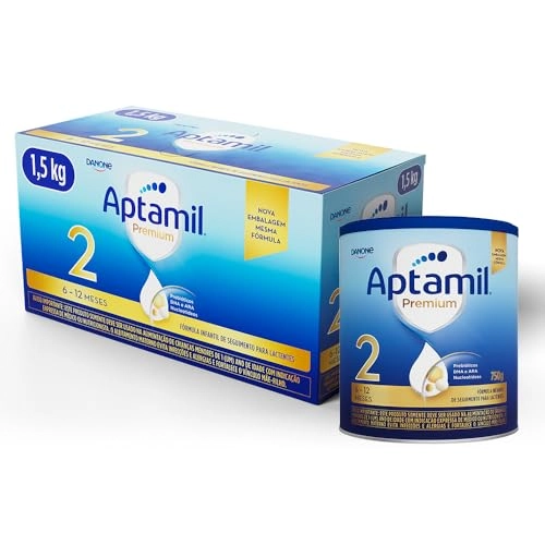 Pack Fórmula Infantil Para Lactentes Aptamil Premium 2 Caixa 1,5kg 2 Unidades