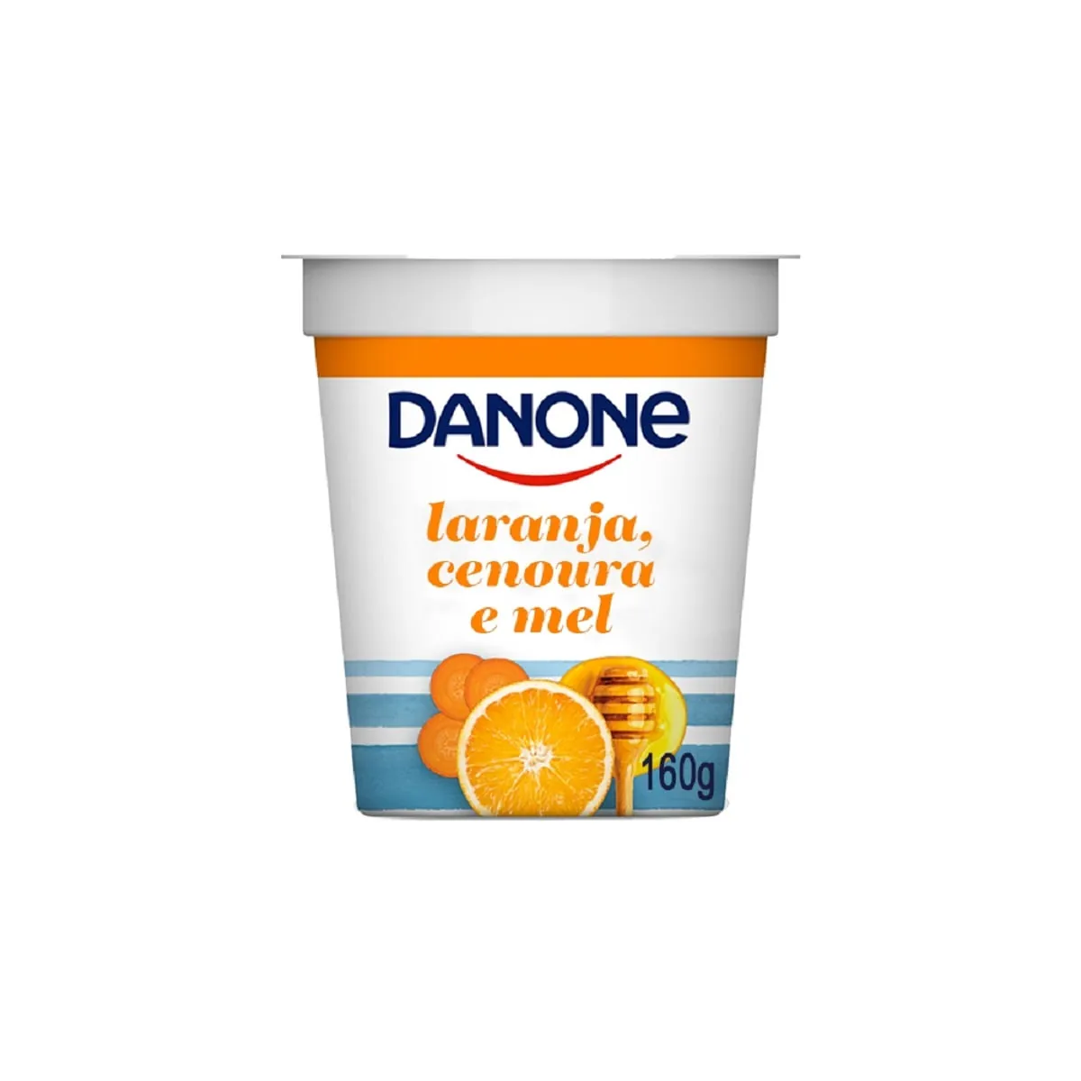 Iogurte Integral Laranja Cenoura e Mel Danone Copo 160 g