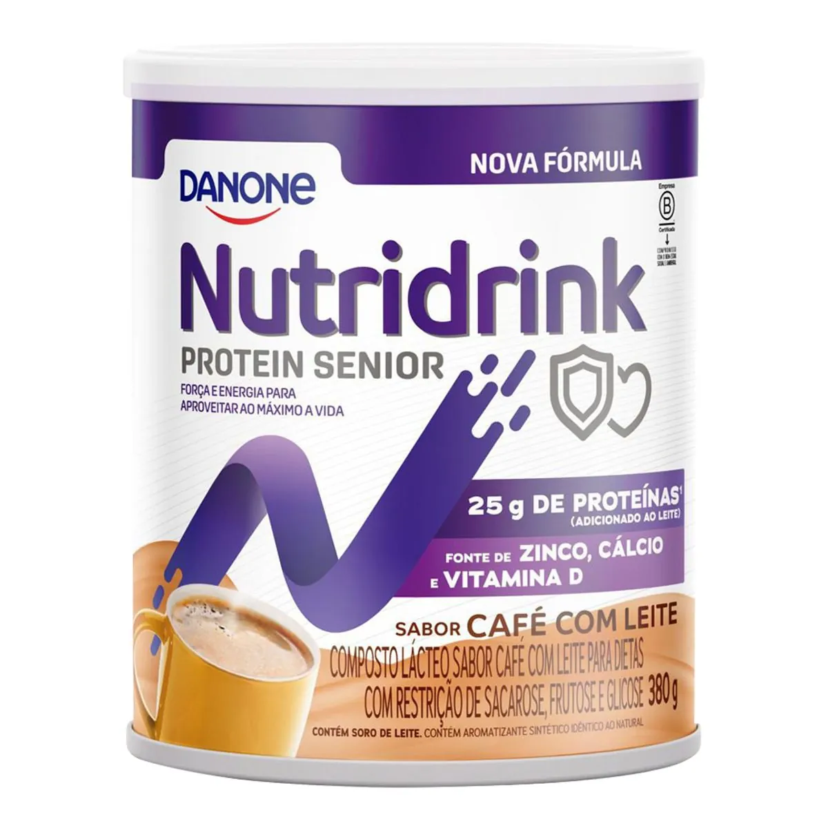 Nutridrink Protein Senior Café com Leite 380g
