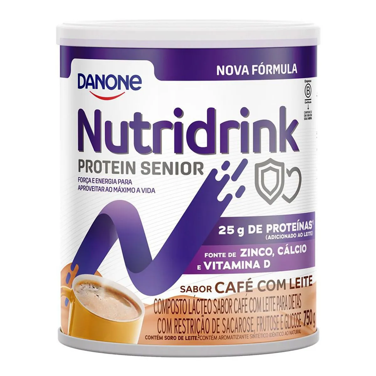 Nutridrink Protein Senior Café com Leite 750g