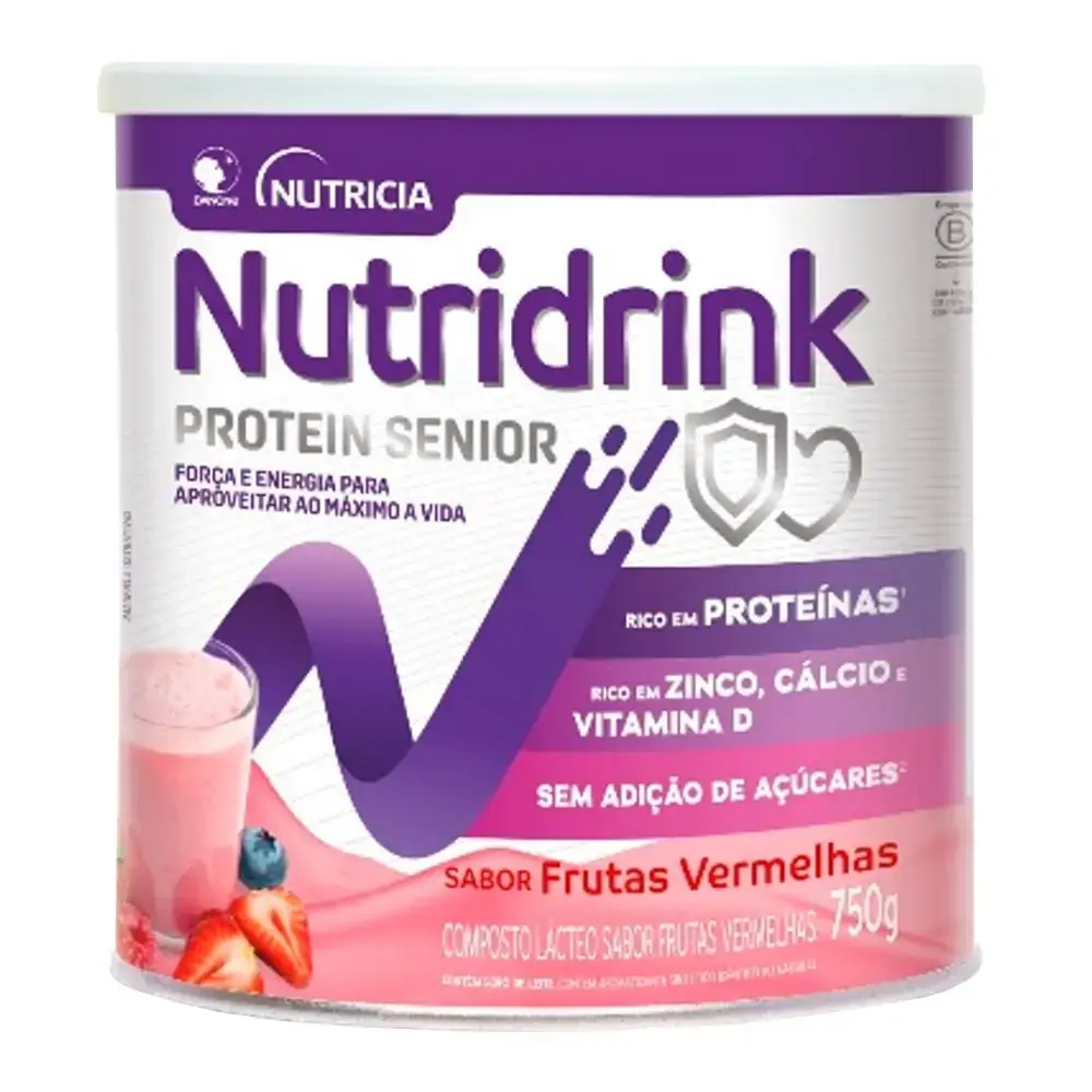 Composto Lácteo Nutridrink Protein Senior Frutas Vermelhas 750g