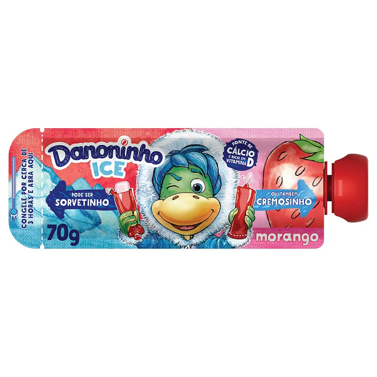 Petit Danoninho Ice Squeeze Morango 70g