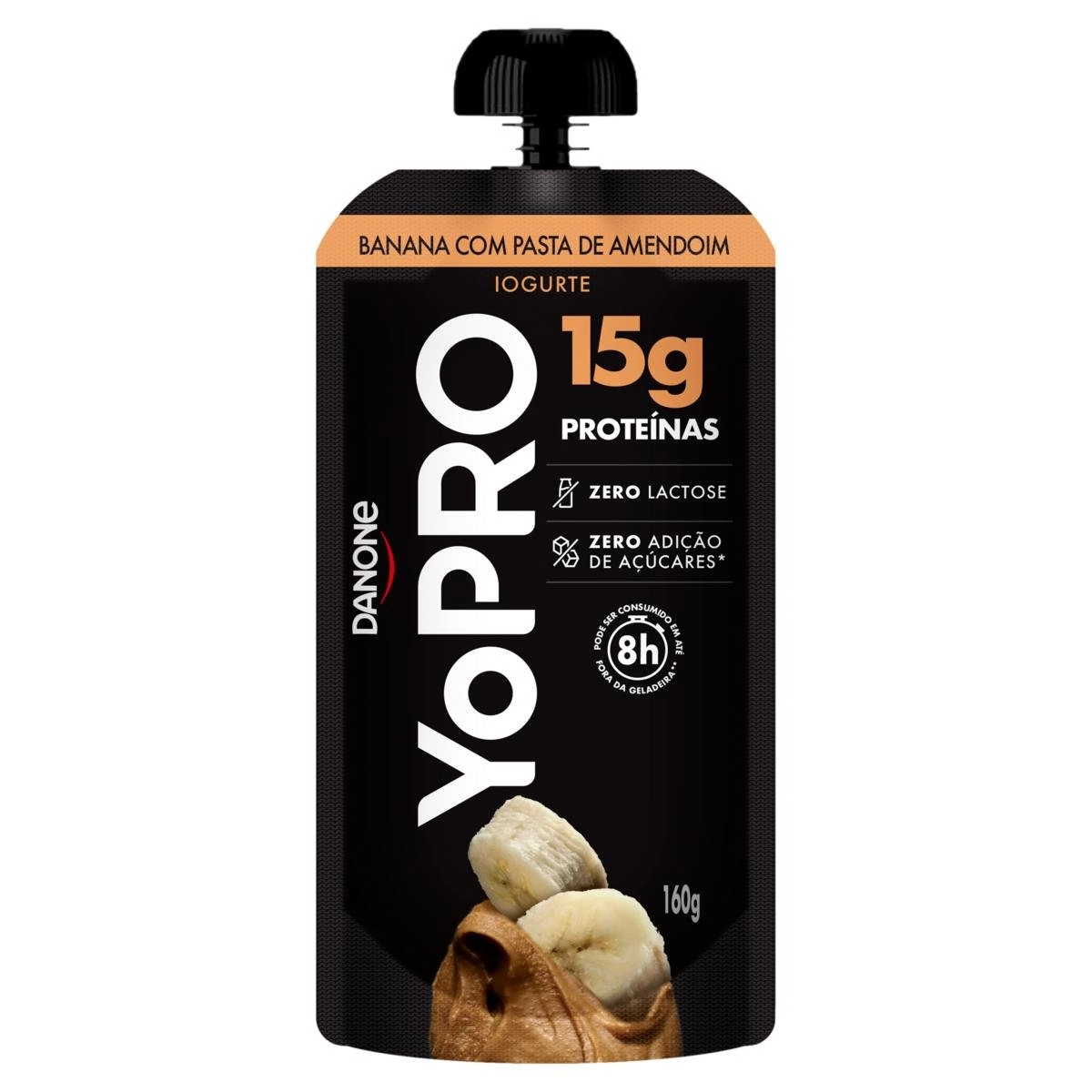 Yopro Pouch Banana com Pasta de Amendoim 15g de Proteínas 160g