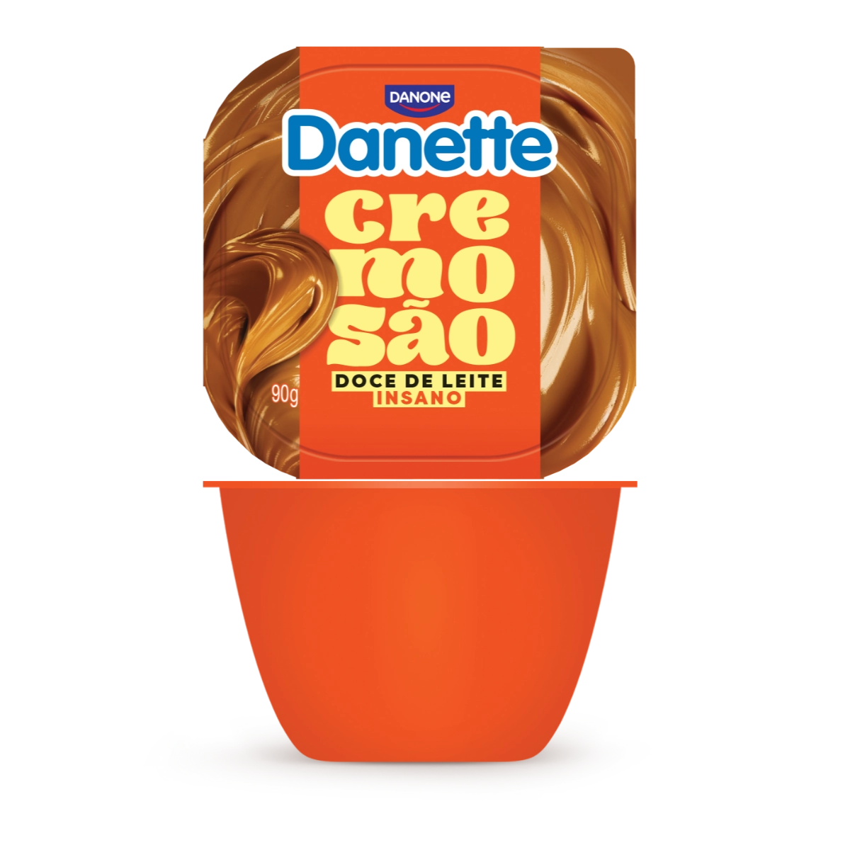 Sobremesa Láctea Doce de Leite Insano Danette Cremosão Pote 90g