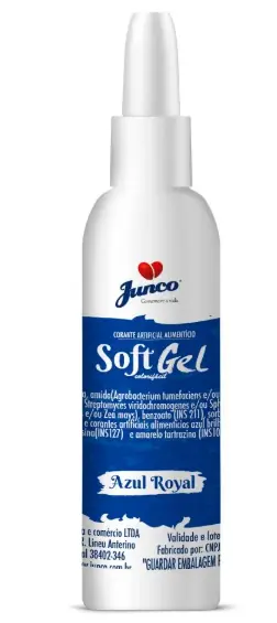 Corante Soft Gel Alimenticio Azul Royal 25g