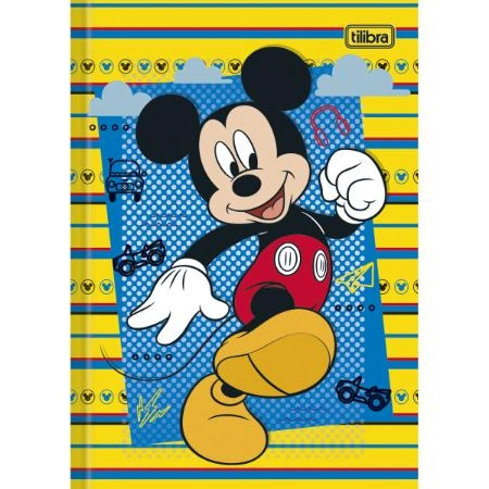 Caderno Brochura Mickey 96 Folhas 218g Tilibra
