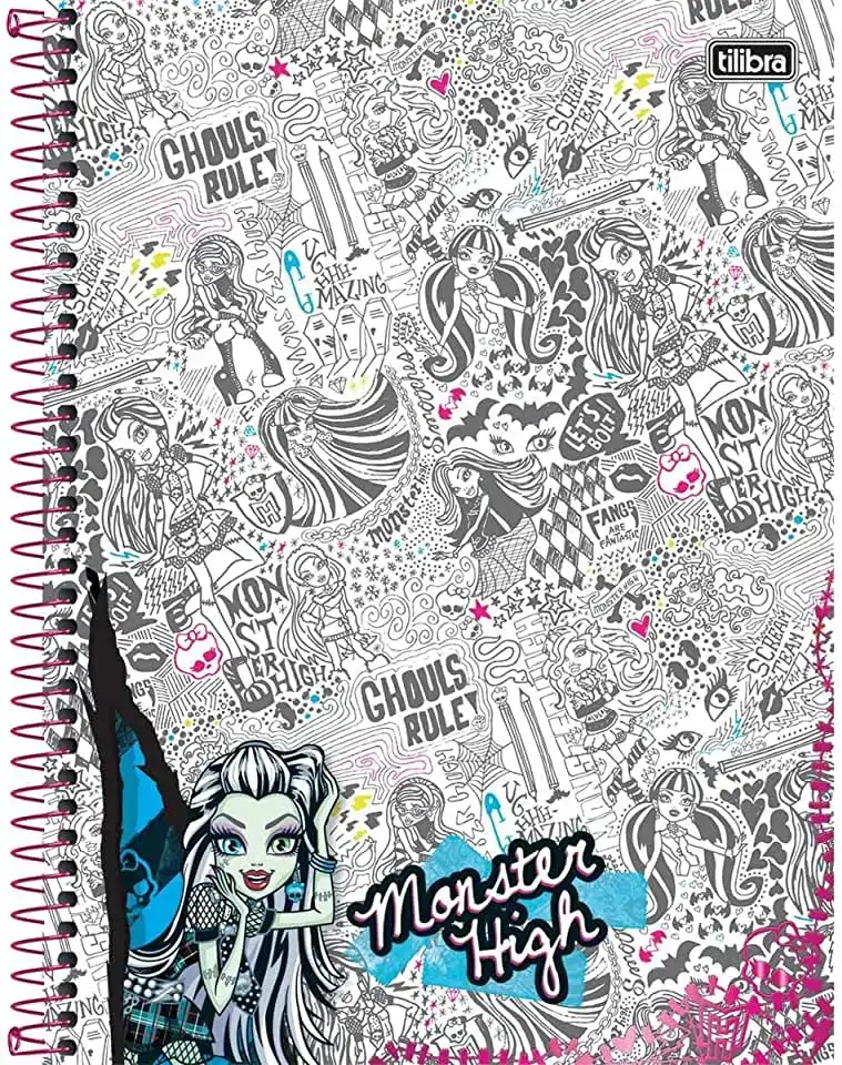 Universitário Espiral Dura Tilibra Monster High 12 240