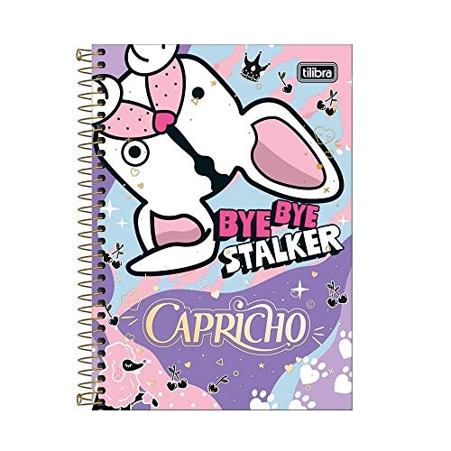 Caderno Tilibra Esp.cd 1/4 80fls Capricho