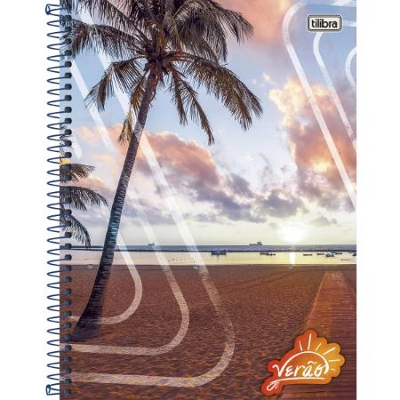 Caderno Espiral Verao 240 Folhas 947g Tilibra