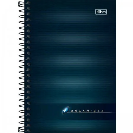 Caderneta De Anotações Organizer Com Espiral 96 Folhas Tilibra