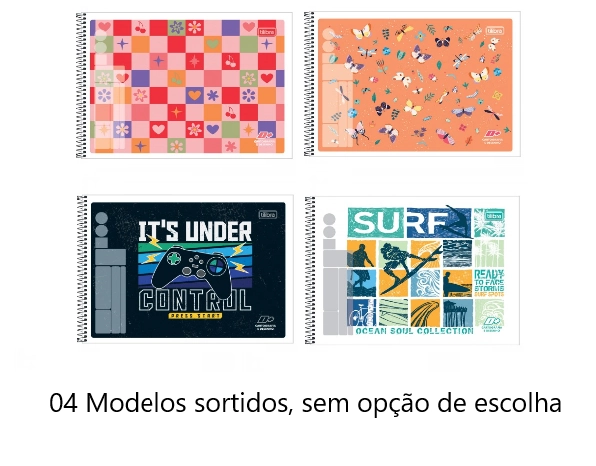Caderno De Desenho Capa Dura Tilibra D 275mm X 200mm 48 Folhas