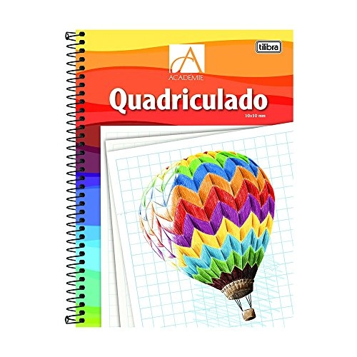 Caderno Capa Dura Quadriculado 1cm C/ 96 Fls Tilibra