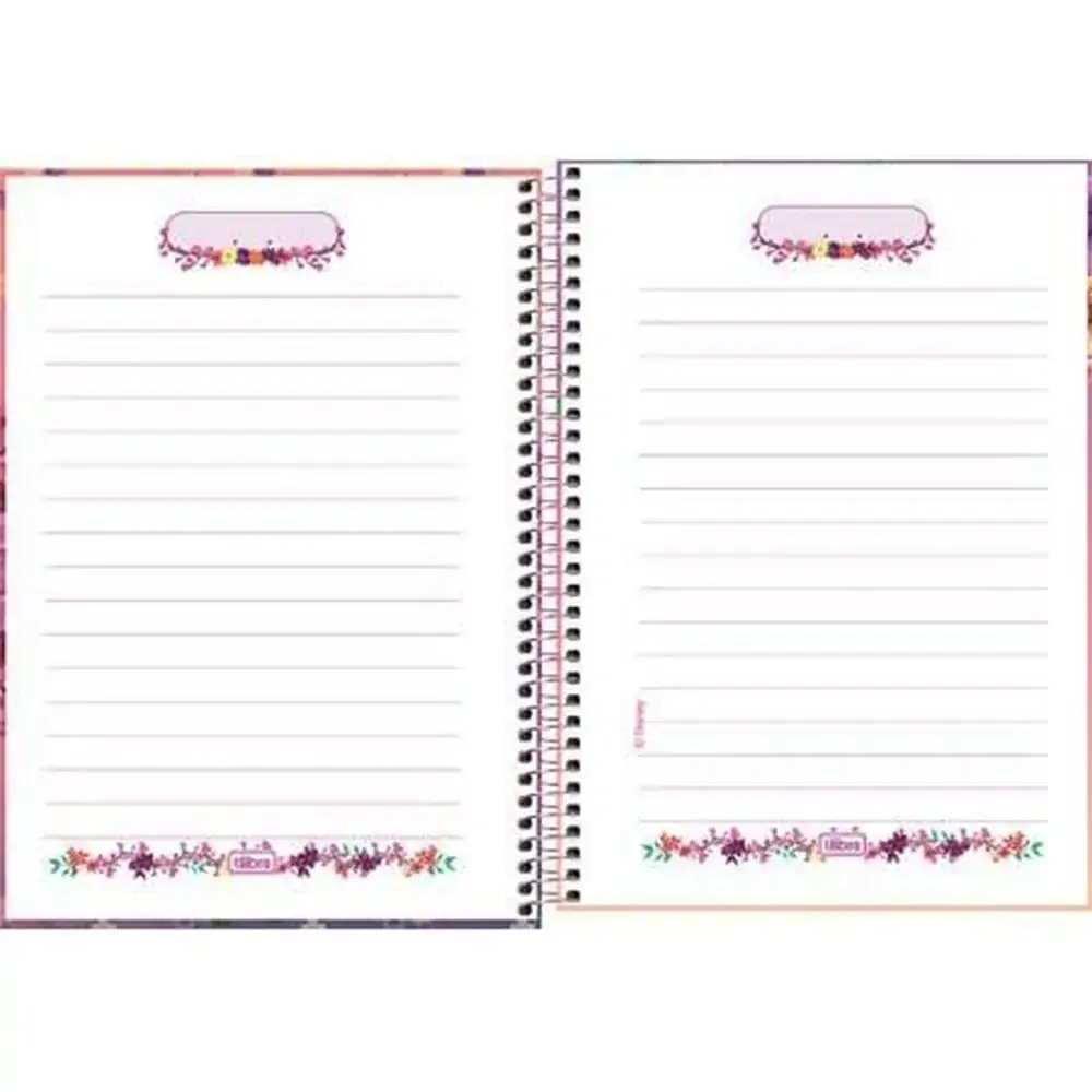 Caderno Disney Fadas Aspiral 96fls Tilibra