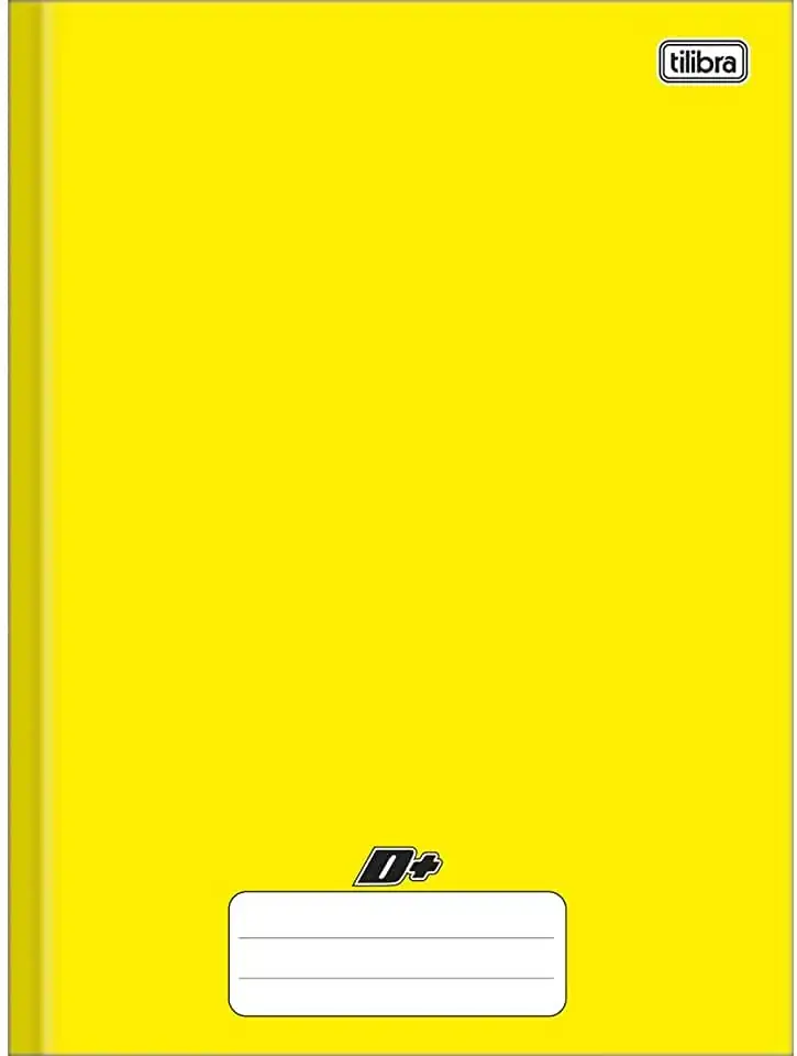 Caderno Universitario Amarelo 96 Folhas 207g Tilibra