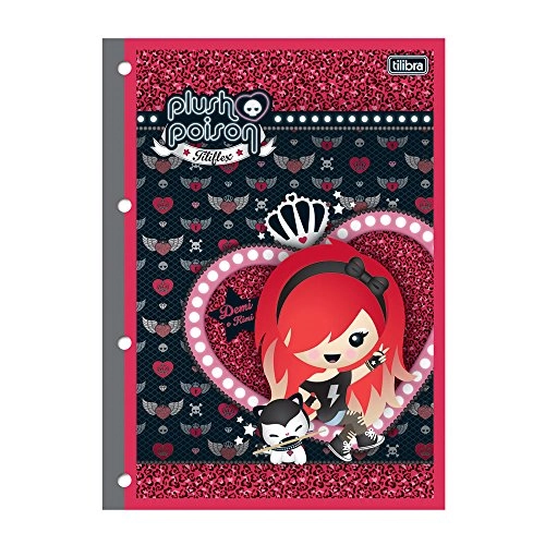 Caderno Univ Tiliflex 96fls Plush Poison